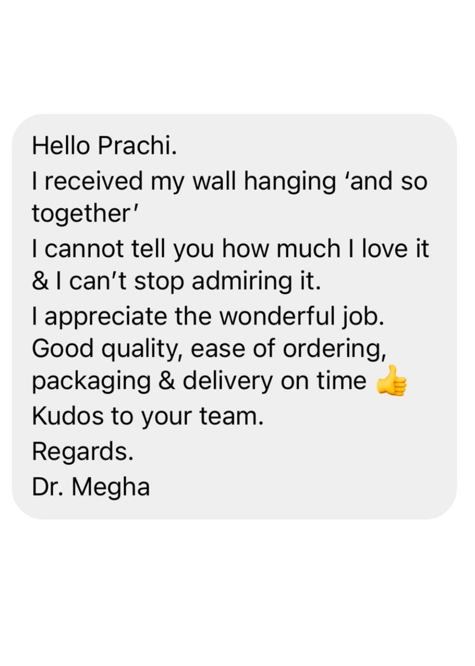 And so together Wall Hanging - Decor By The Way