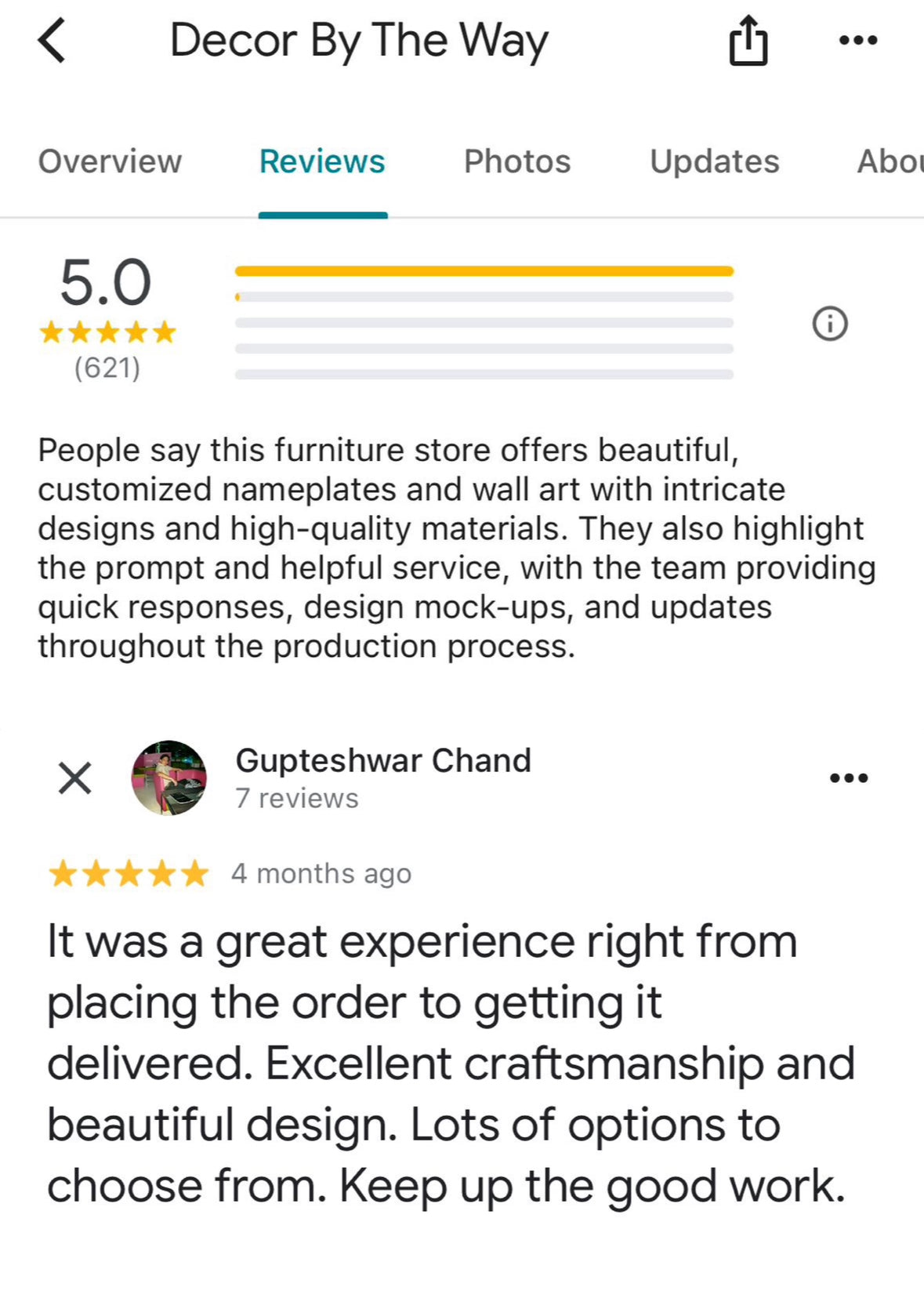 Floral Bliss Name Plate for Home - Decor By The Way