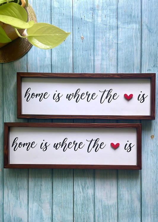 Home is where the heart is frame - Decor By The Way