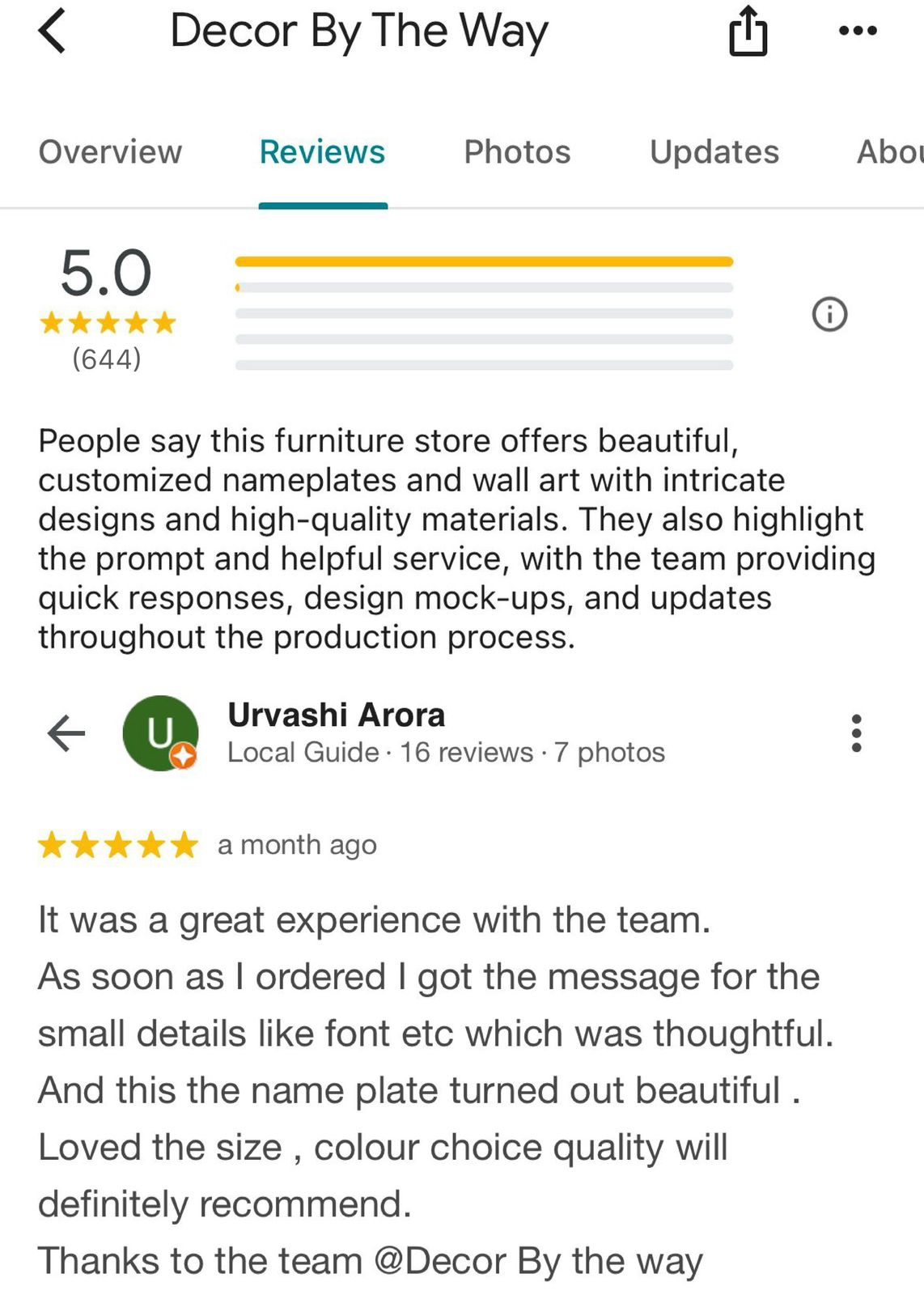 Alankar Name Plate - Decor By The Way