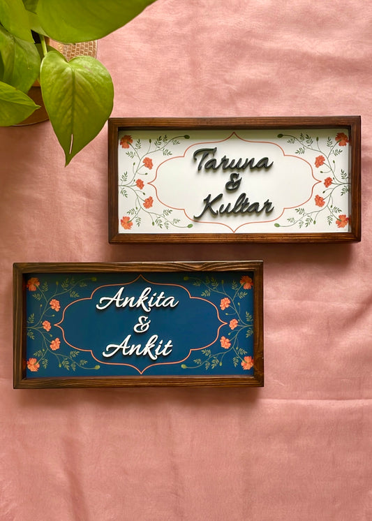Marigold Name Plate for Home - Decor By The Way
