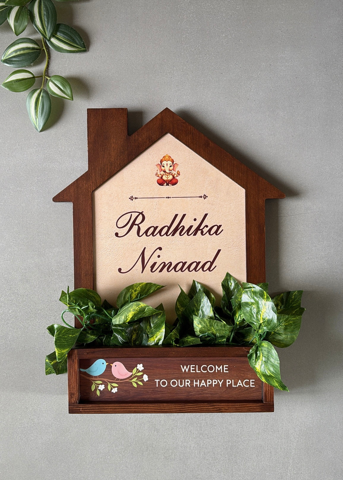 Home Planter Name Plate - Decor By The Way