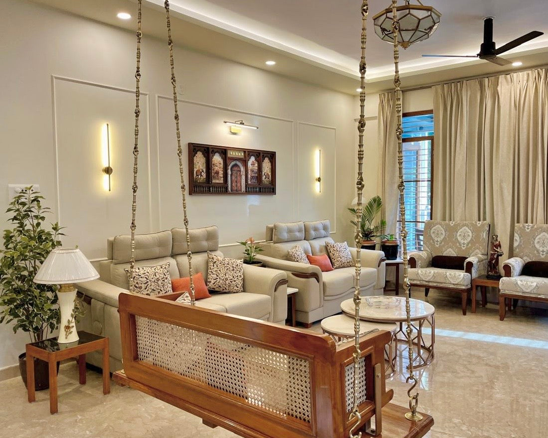 Meera Mahal Wooden Wall Decor – Grand 3D Wooden Artwork for Luxurious Interiors - Decor By The Way