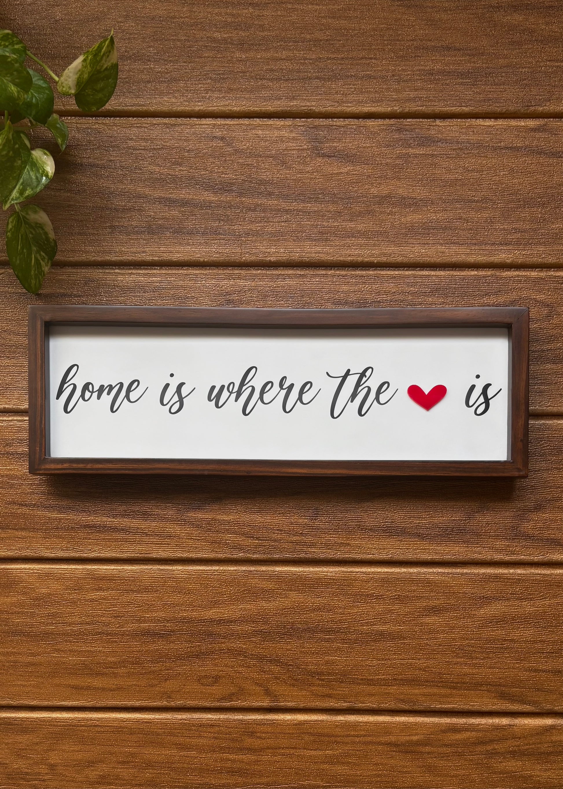 Home is where the heart is frame - Decor By The Way