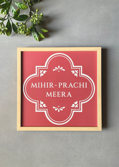 Blush Infusion Name Plate - Decor By The Way