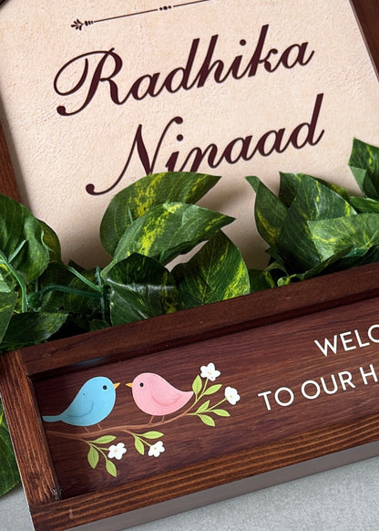 Home Planter Name Plate - Decor By The Way