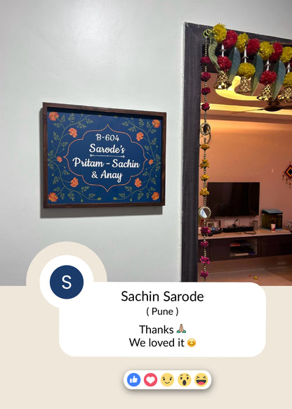 Marigold Name Plate for Home - Decor By The Way