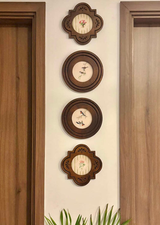 Birdsong and Blossom Wall Art- Set of Four - Decor By The Way