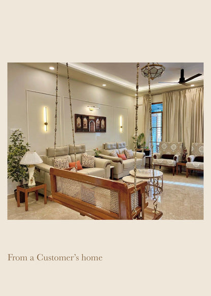 Meera Mahal Wooden Wall Decor – Grand 3D Wooden Artwork for Luxurious Interiors