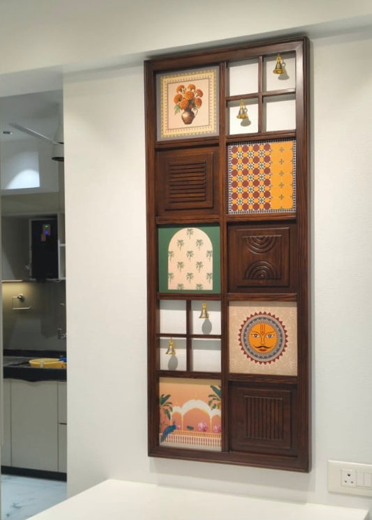 Heritage Harmony Vertical Wooden Wall Decor Artwork - Decor By The Way