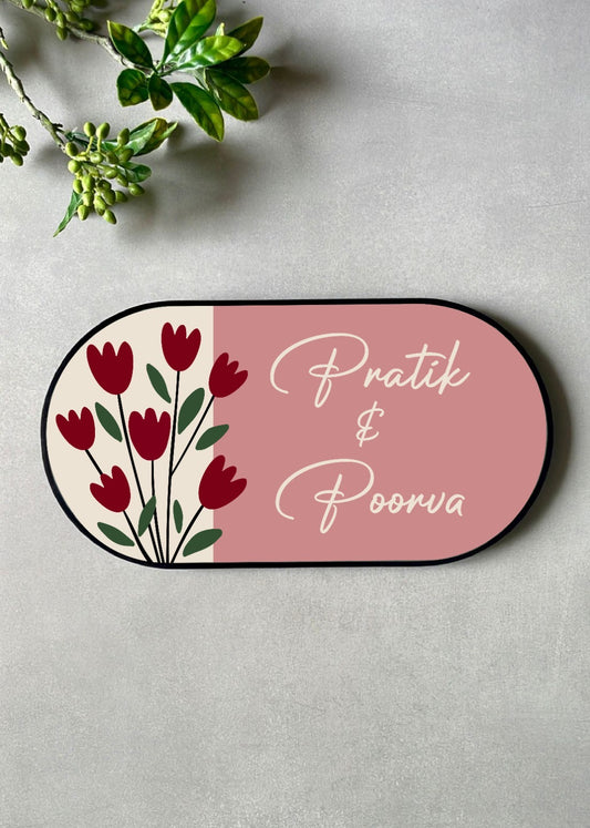 Tulip Bloom Name Plate