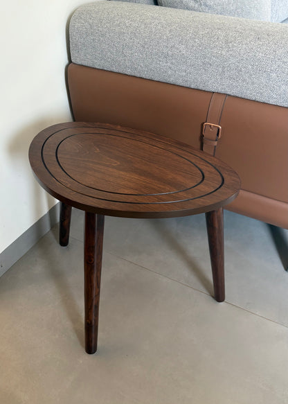 Akriti- Wooden Hand Carved Side Table - Decor By The Way