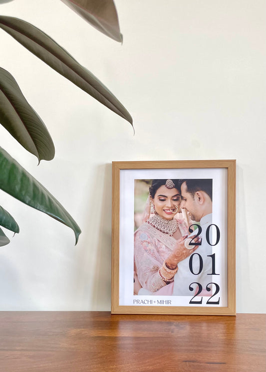 Personalised Wedding Photo Frame