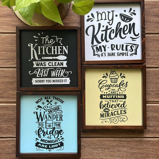Quirky Kitchen Frames - Decor By The Way