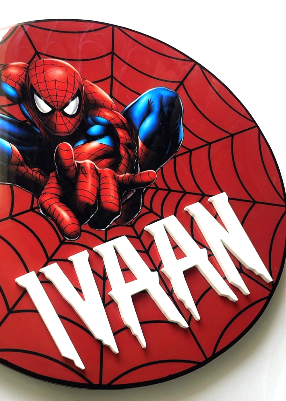 Spiderman Name Sign - Decor By The Way