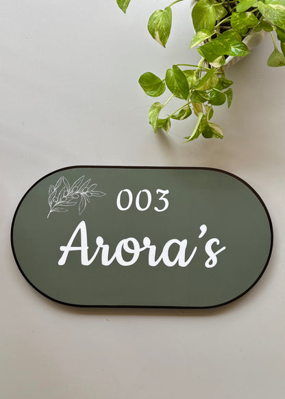 Olive Name Plate - Decor By The Way
