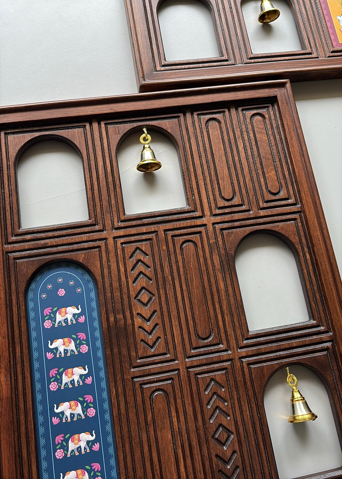 Shyam Saaj: Set of Two Wooden Wall Frames | Wall Decor - Decor By The Way