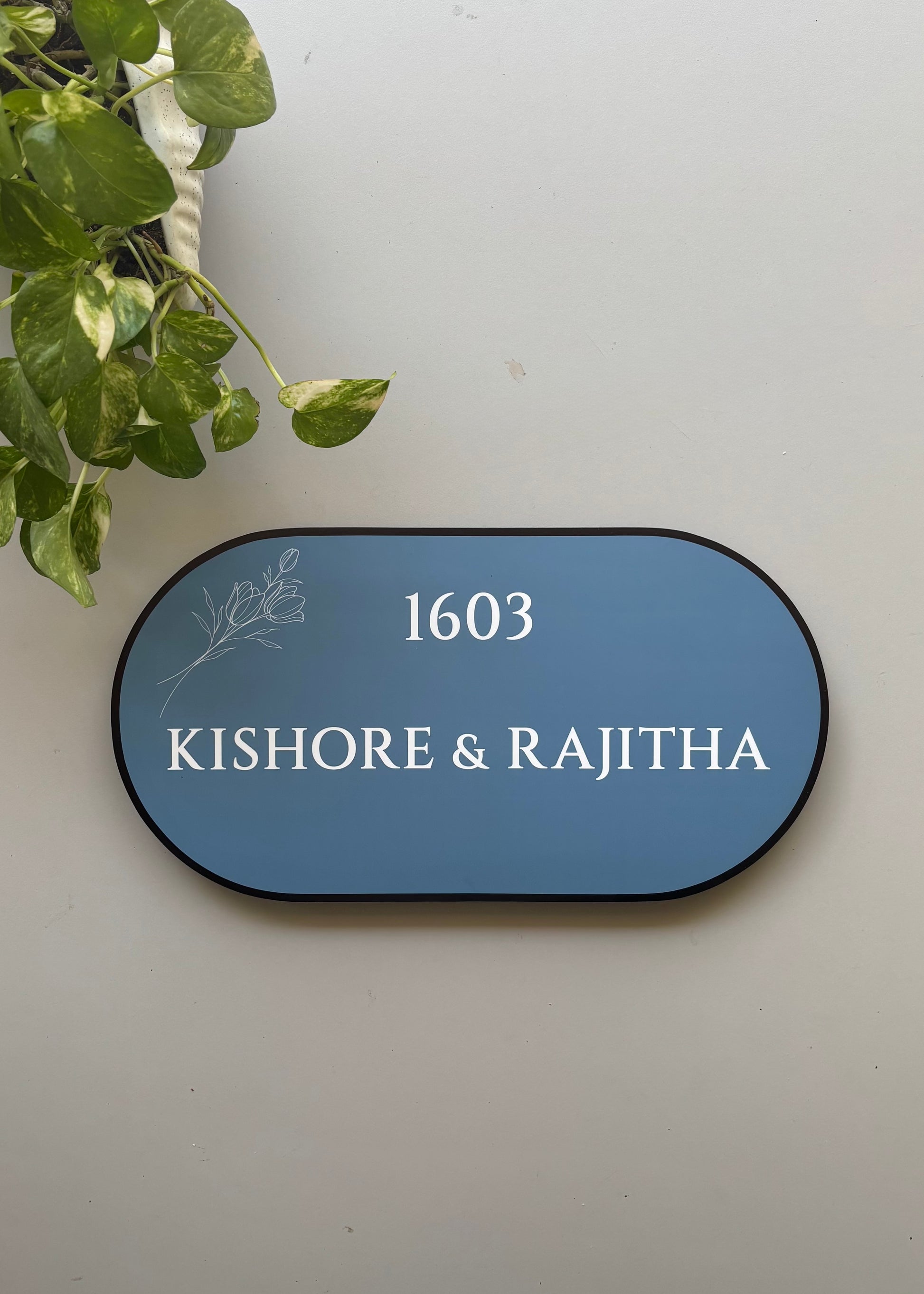 Azure Name Plate - Decor By The Way
