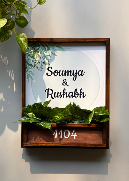 Sage Planter Name Plate - Decor By The Way
