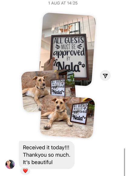 Pet Personalised Frame - Decor By The Way