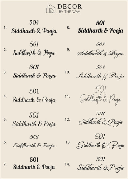 Tum Rakshak Name Plate With Brass Bells