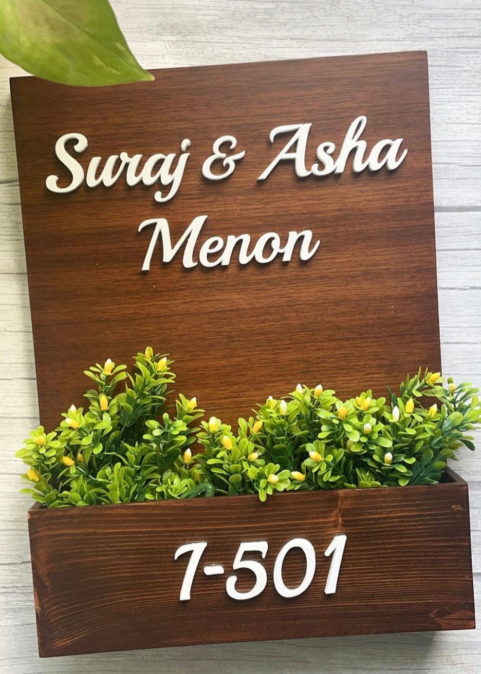 Planter Name Sign - Decor By The Way