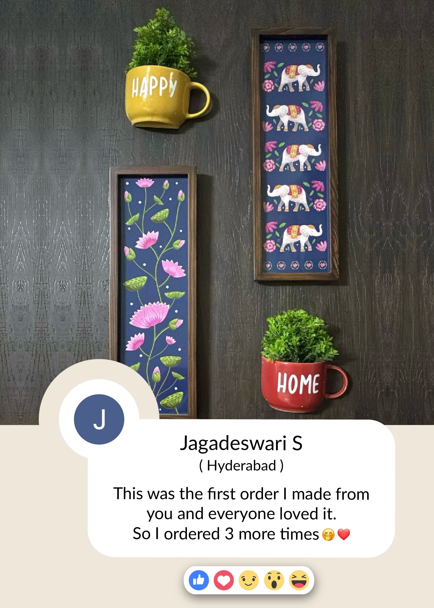 Neel-Kamal Set of Two Wooden Wall Frames - Decor By The Way