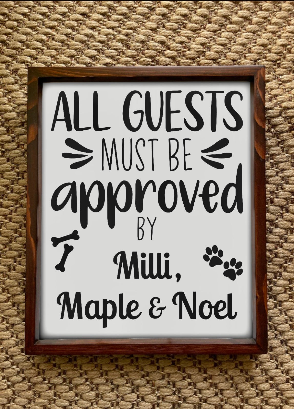 Pet Personalised Frame - Decor By The Way