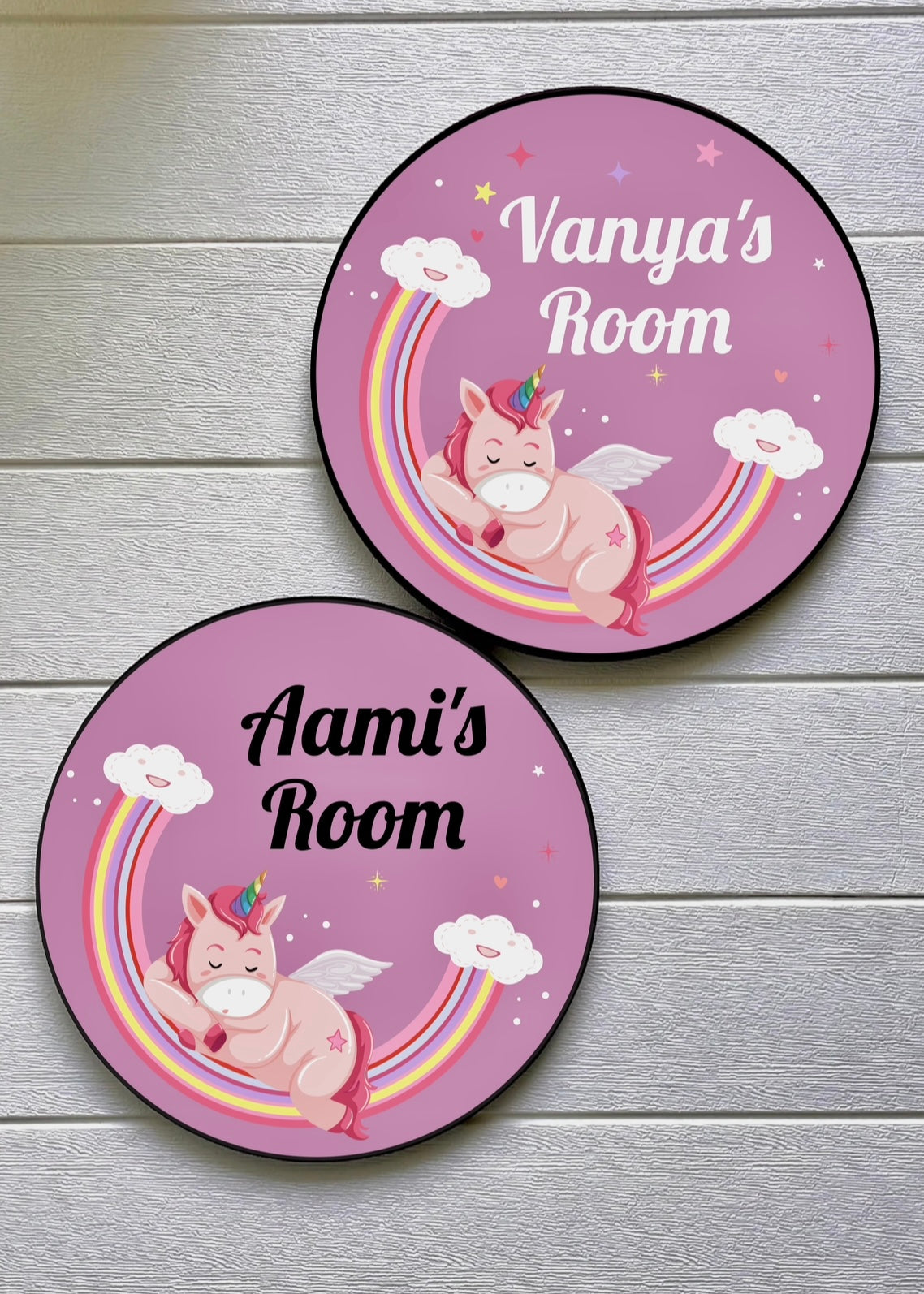 Unicorn Name Sign for Kids - Decor By The Way
