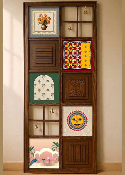 Heritage Harmony Vertical Wooden Wall Decor Artwork - Decor By The Way