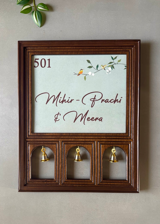 Pakhi Name Plate