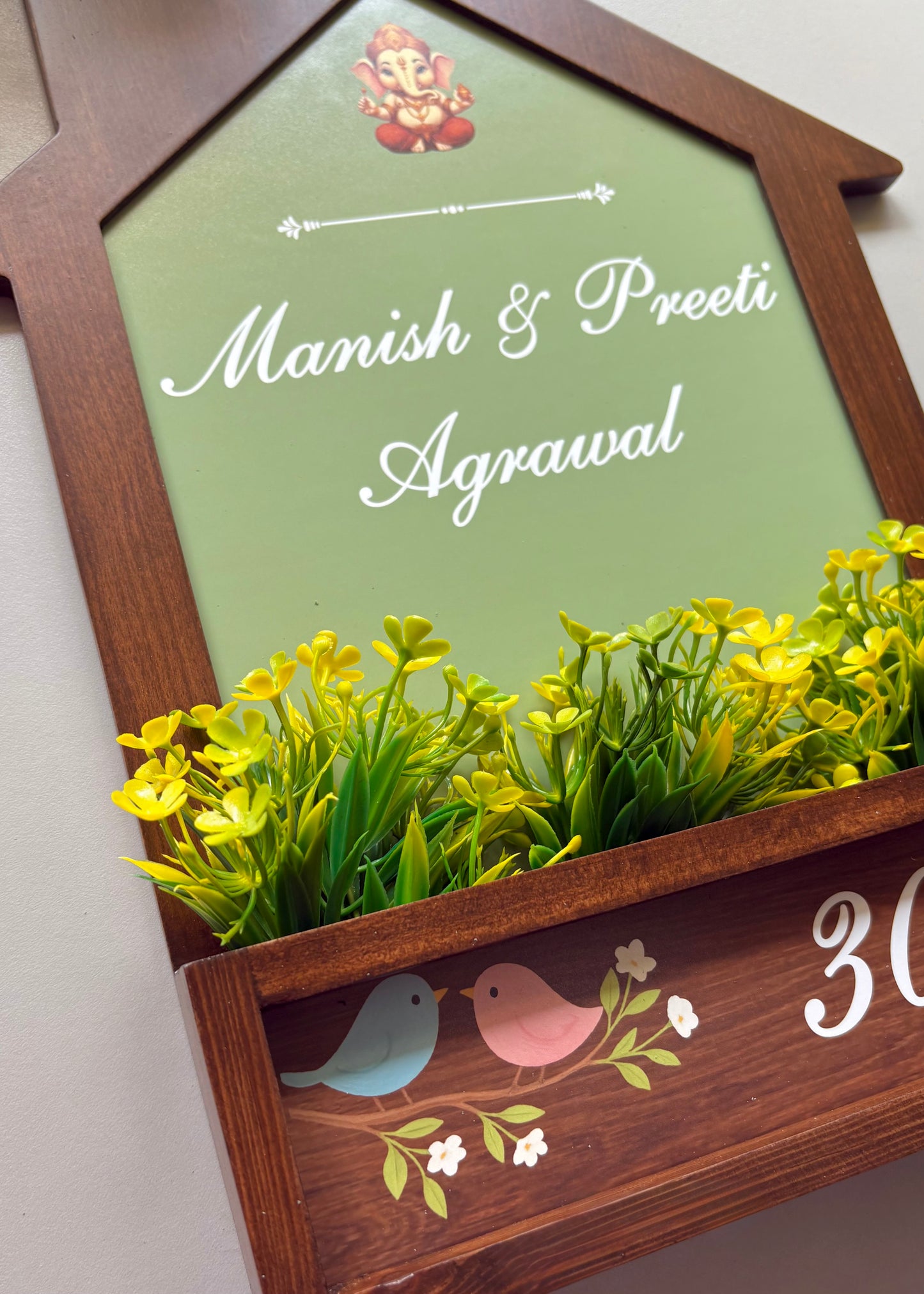 Home Planter Name Plate - Decor By The Way
