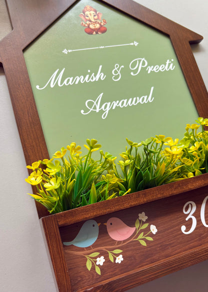 Home Planter Name Plate - Decor By The Way