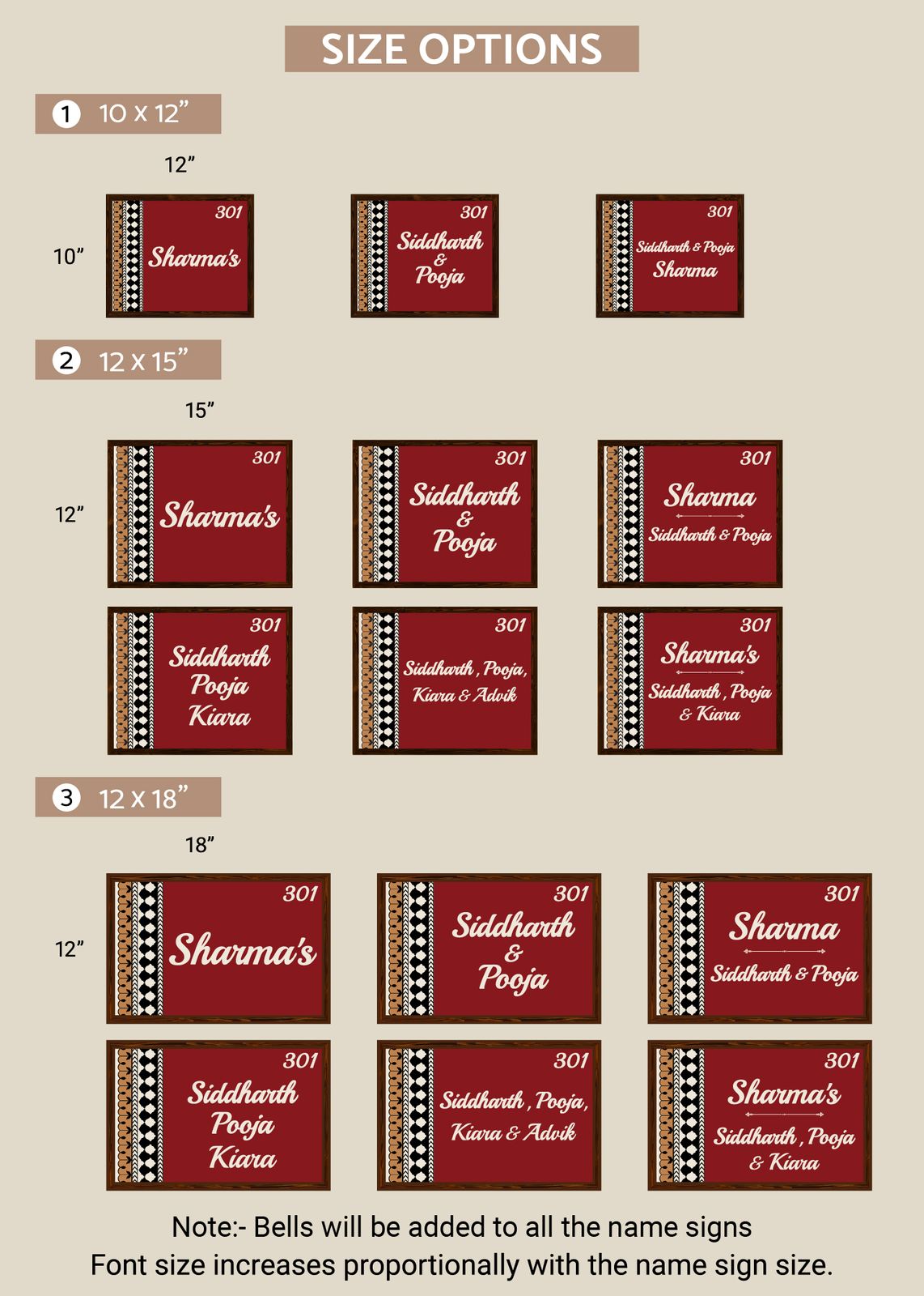 Alankar Name Plate - Decor By The Way