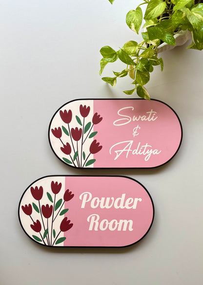 Tulip Bloom Name Plate - Decor By The Way