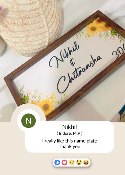 Sunshine to My Home Name Sign - Decor By The Way