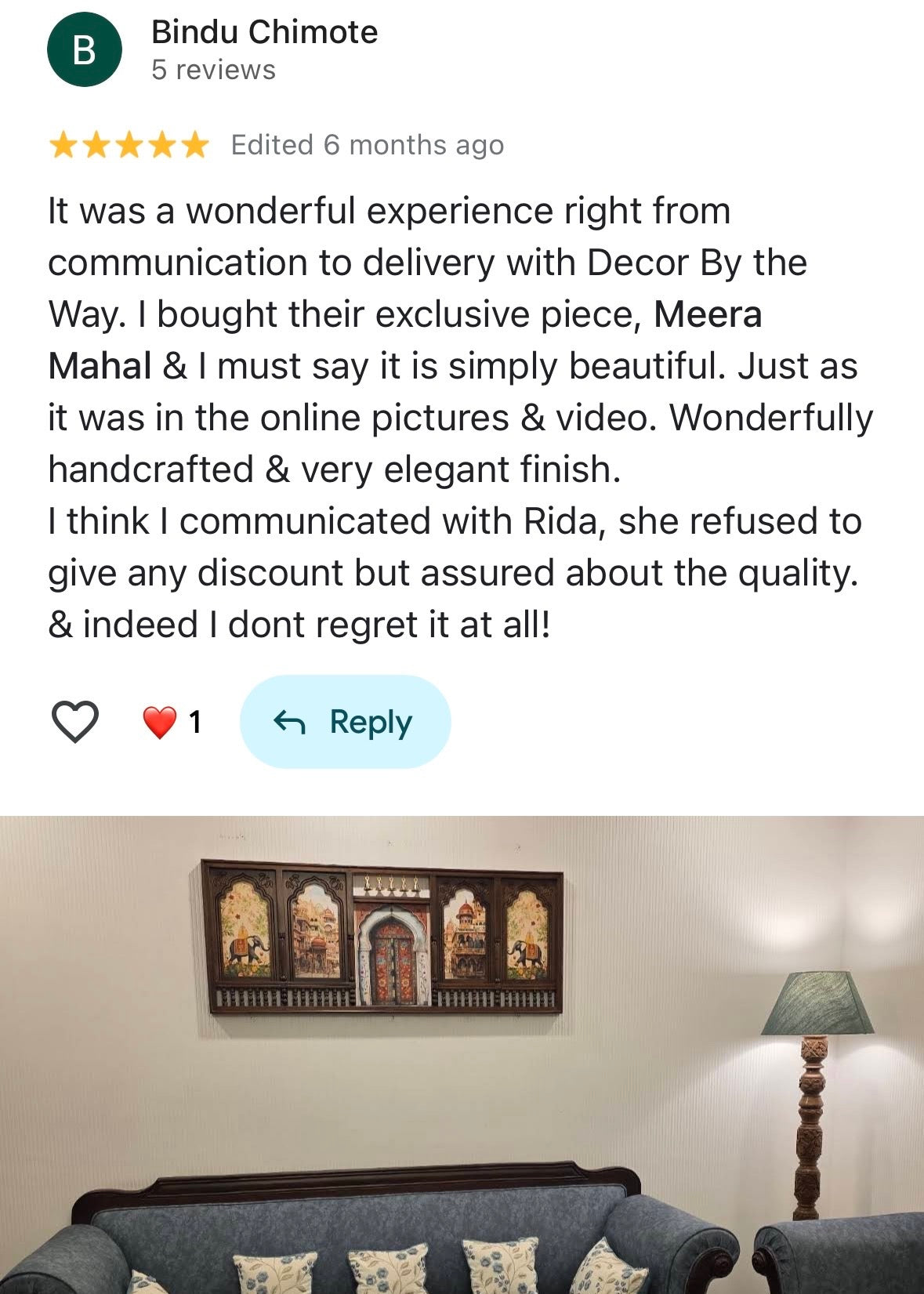 Meera Mahal Wooden Wall Decor – Grand 3D Wooden Artwork for Luxurious Interiors