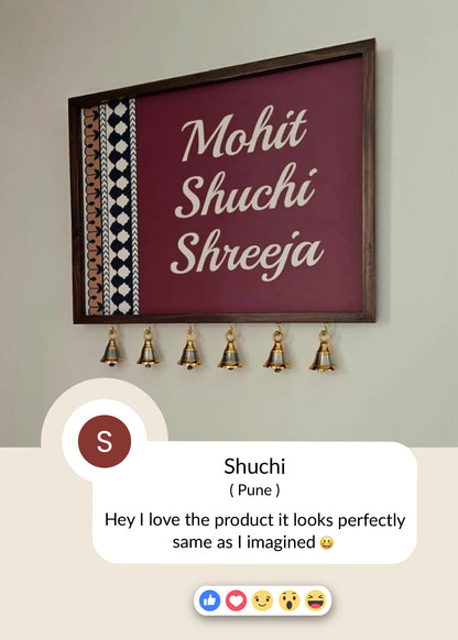 Alankar Name Plate - Decor By The Way