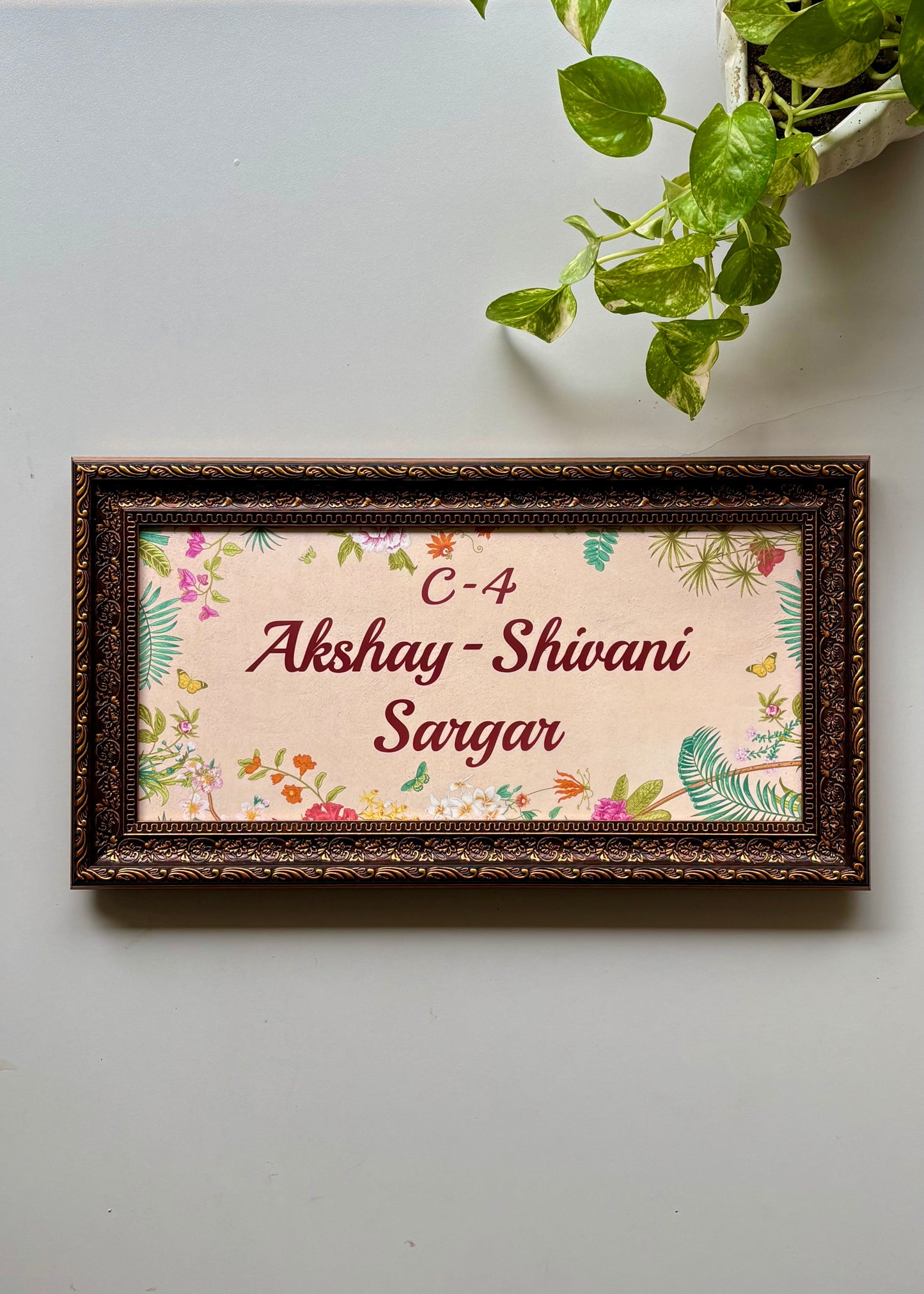 Victorian Garden Name Plate - Decor By The Way
