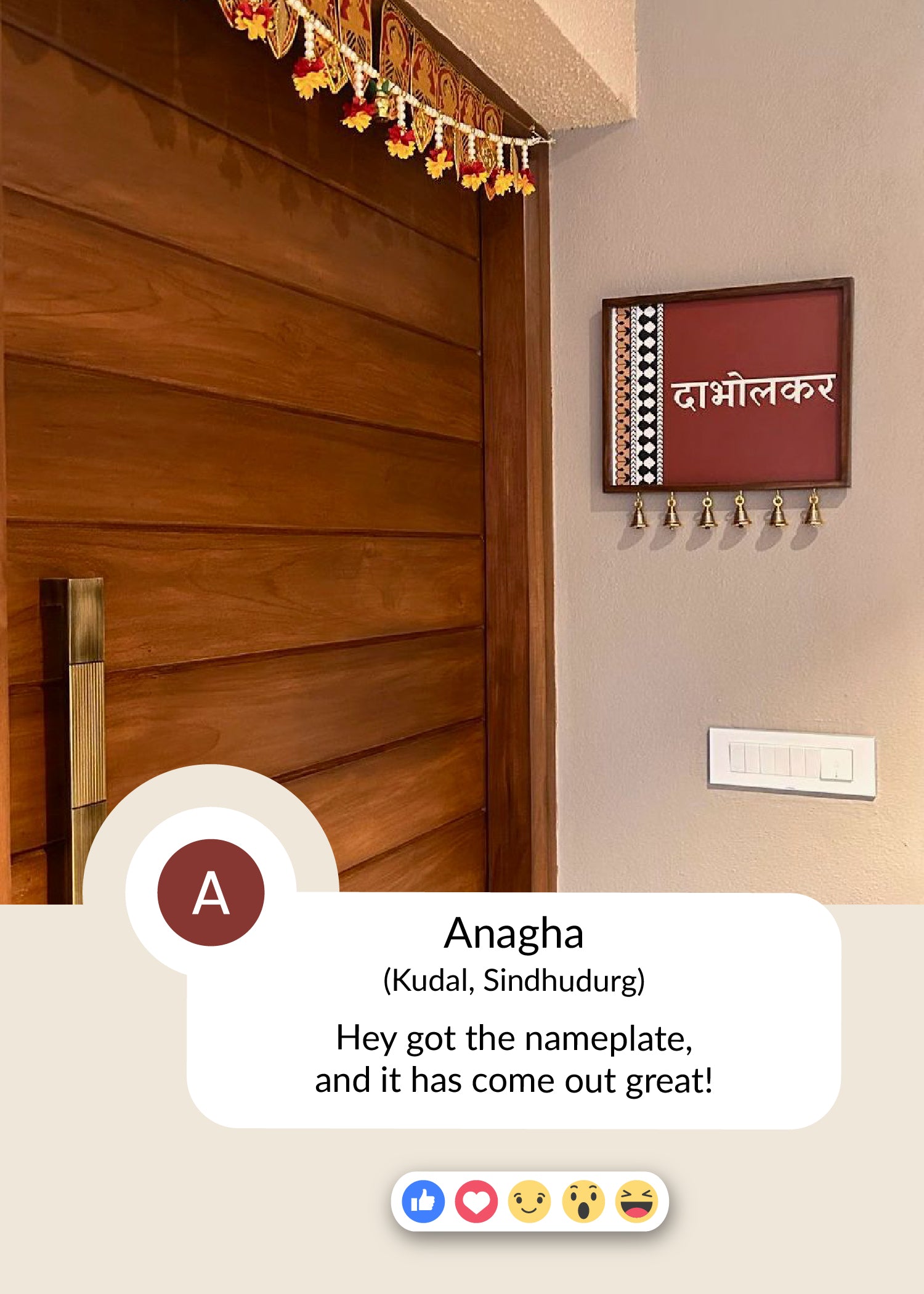 Alankar Name Plate - Decor By The Way