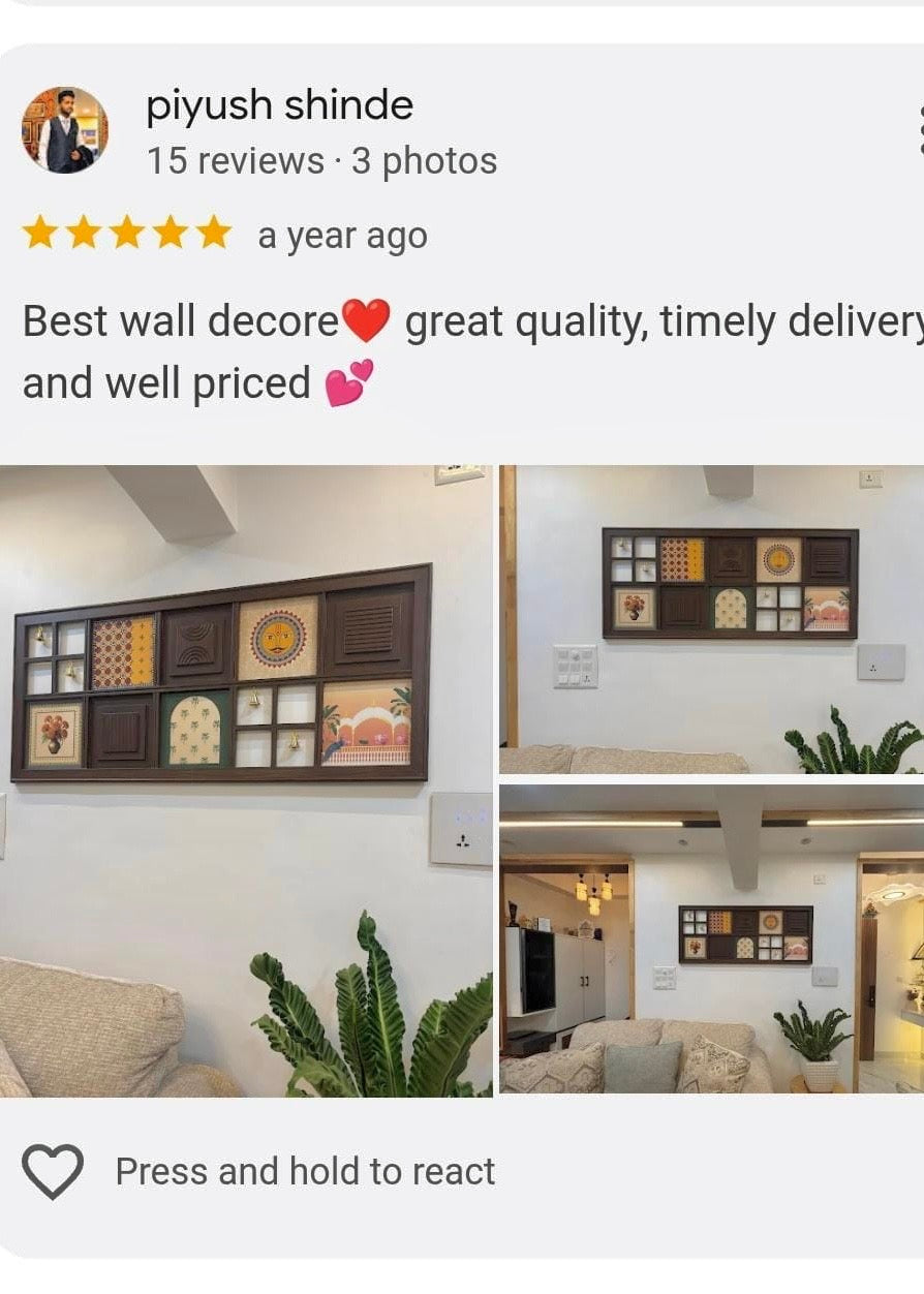 Heritage Harmony Wooden Wall Decor Artwork - Decor By The Way