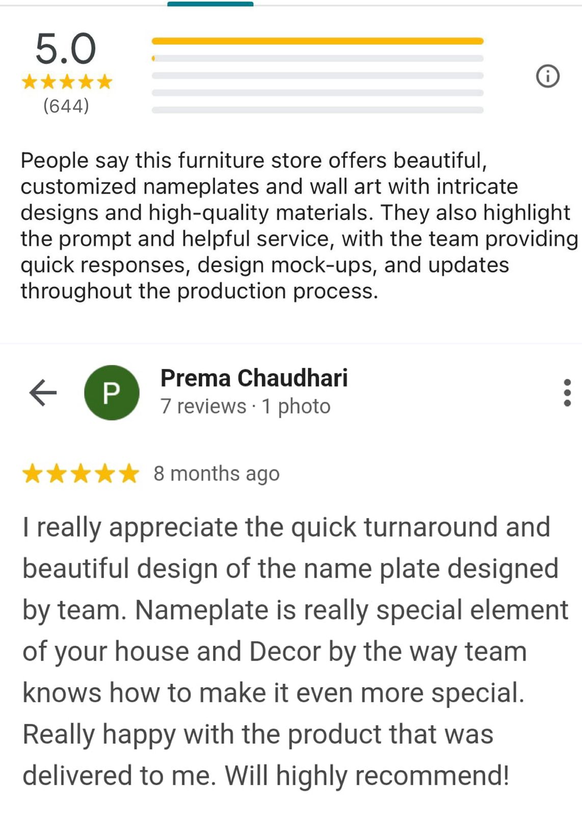 Marigold Round Name Plate - Decor By The Way