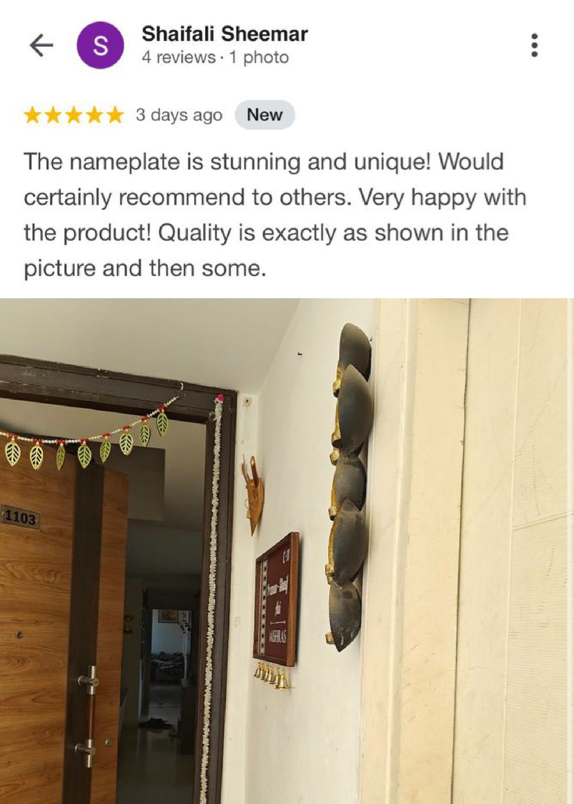 Alankar Name Plate - Decor By The Way