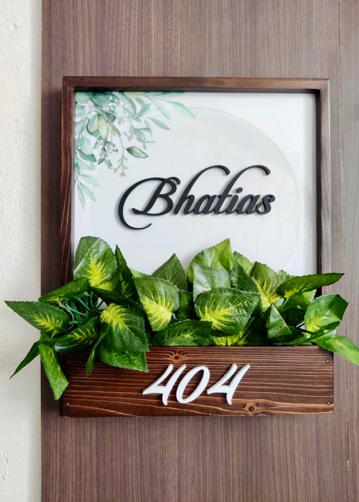 Sage Planter Name Plate - Decor By The Way