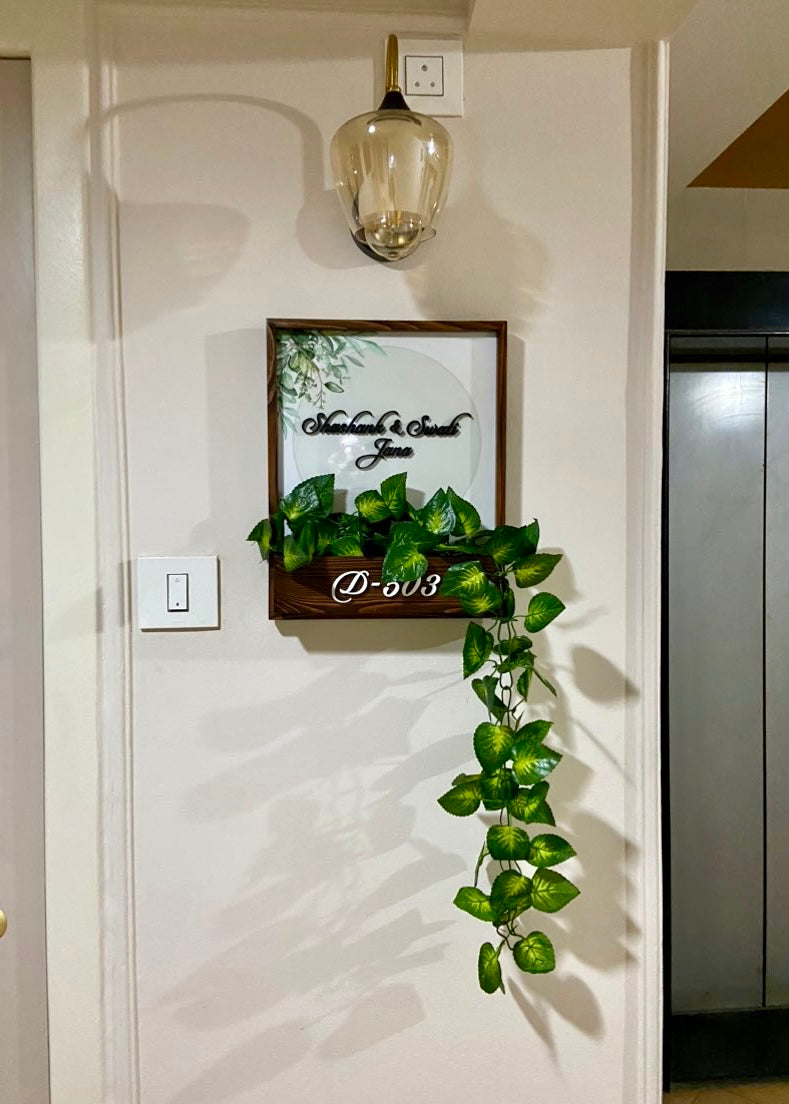 Sage Planter Name Plate - Decor By The Way