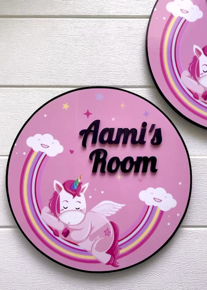 Unicorn Name Sign