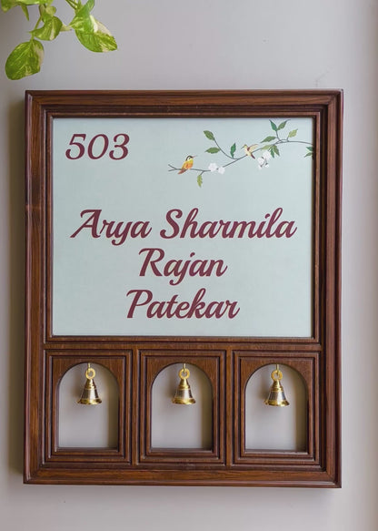 Pakhi Name Plate