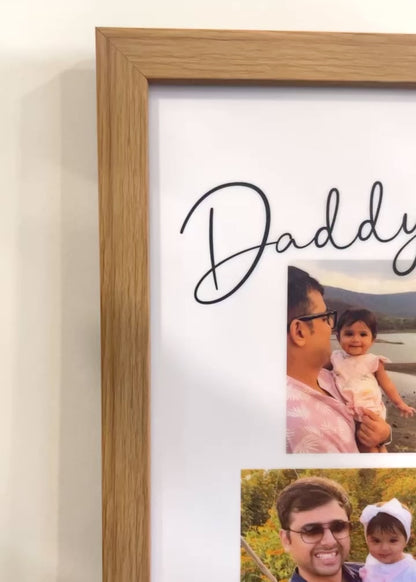 Personalized Collage Photo Frame for Dad