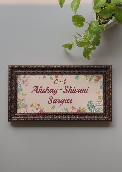 Victorian Garden Name Plate