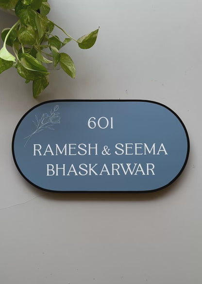 Azure Name Plate